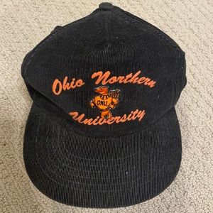vintage early 90s college hat. ohio northern university